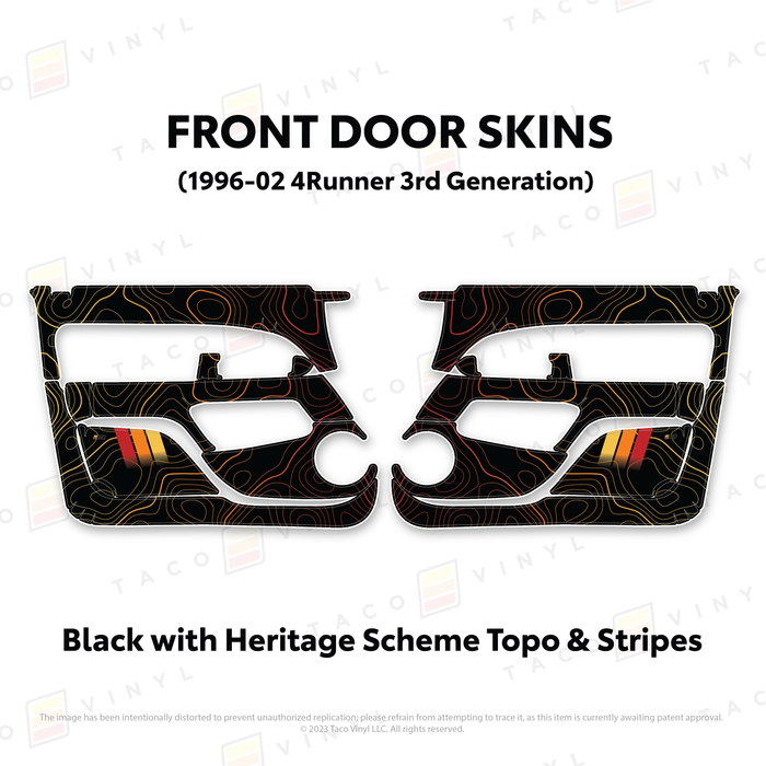 1996-2002 4Runner Door Skins
