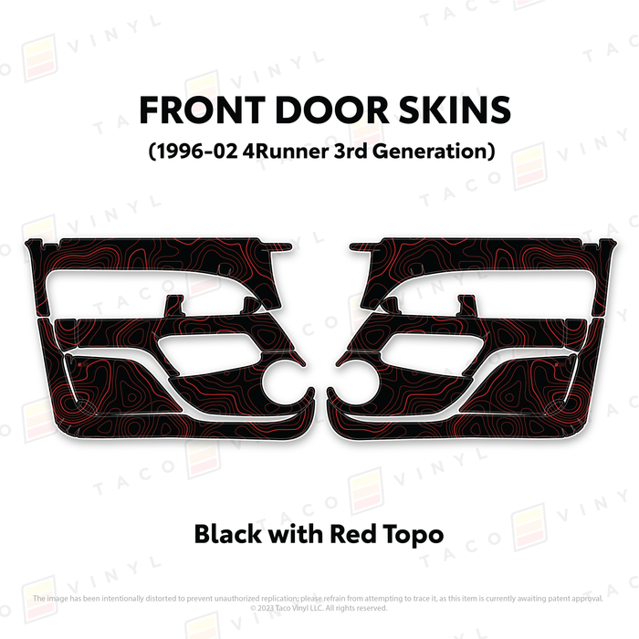 1996-2002 4Runner Door Skins