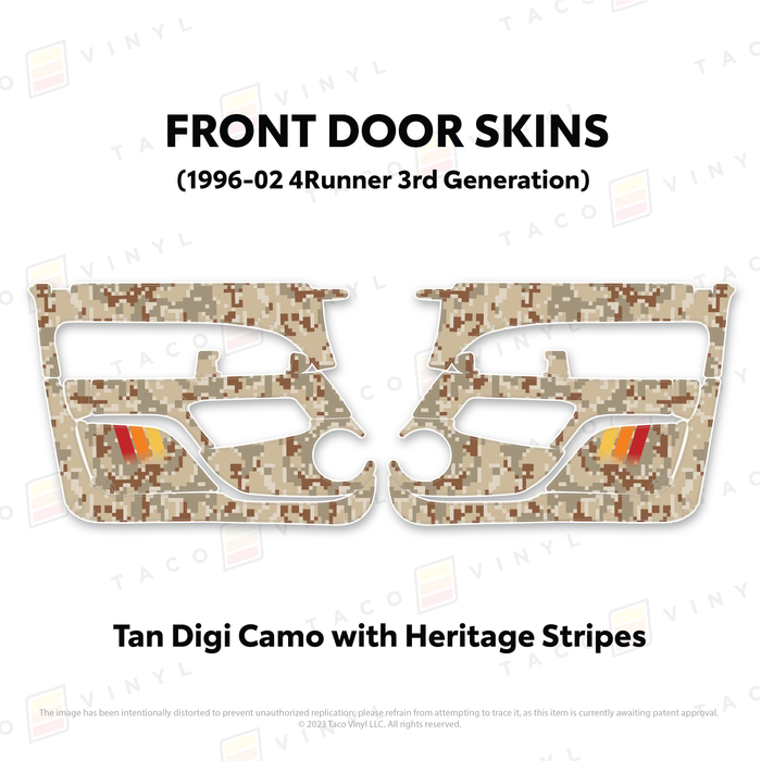 1996-2002 4Runner Door Skins