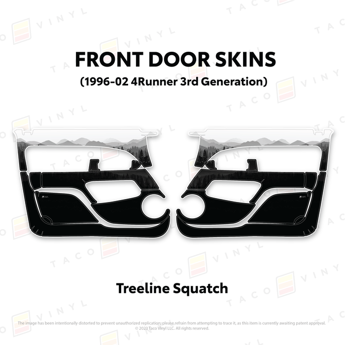 1996-2002 4Runner Door Skins