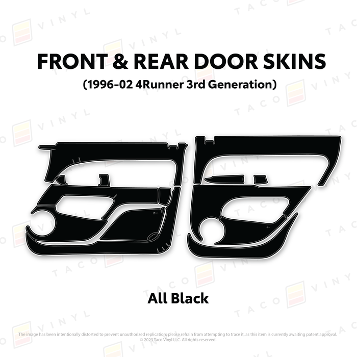 1996-2002 4Runner Door Skins