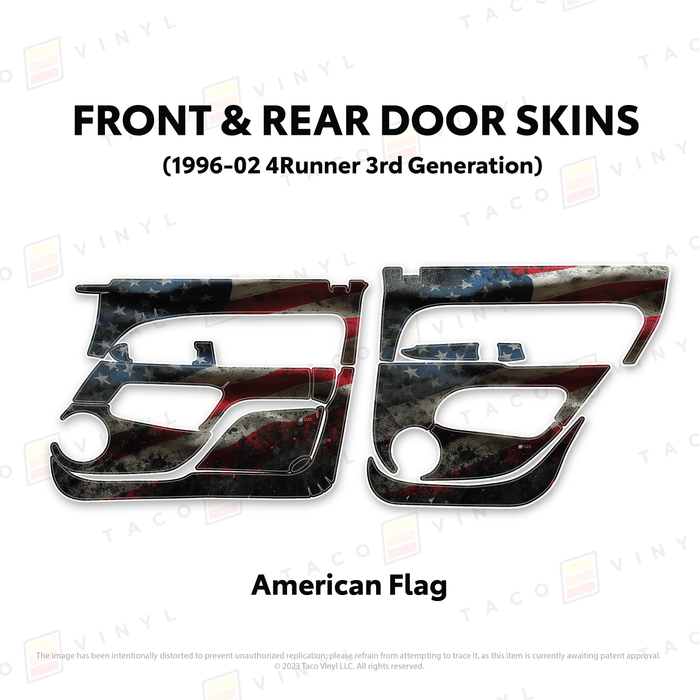 1996-2002 4Runner Door Skins