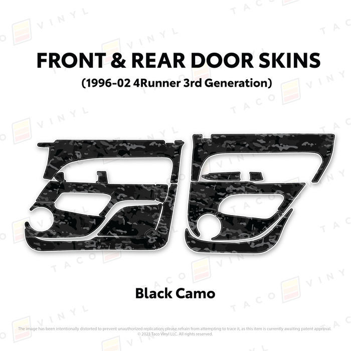 1996-2002 4Runner Door Skins