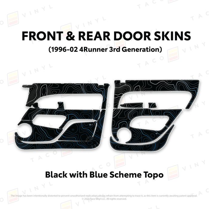 1996-2002 4Runner Door Skins