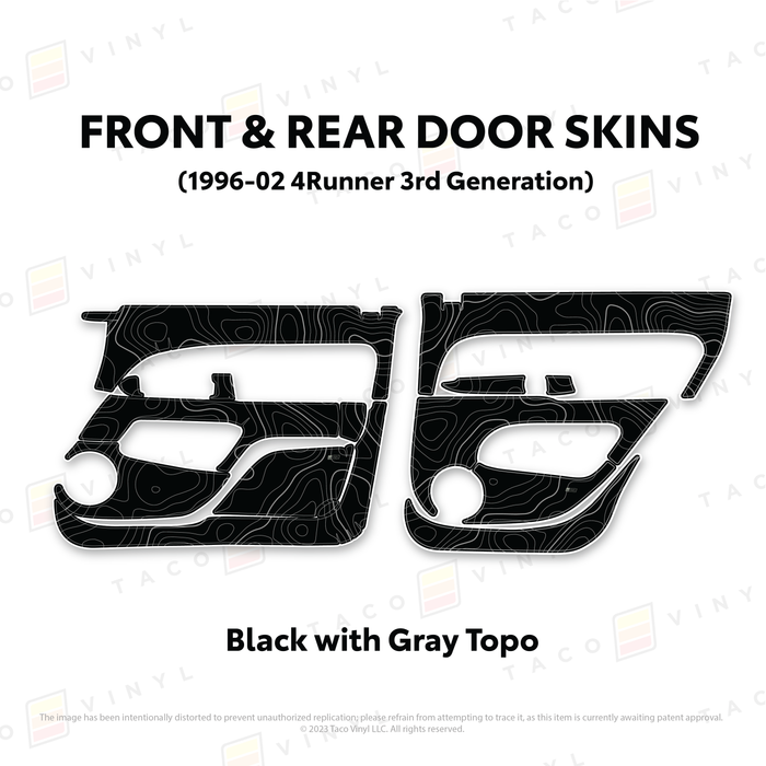 1996-2002 4Runner Door Skins