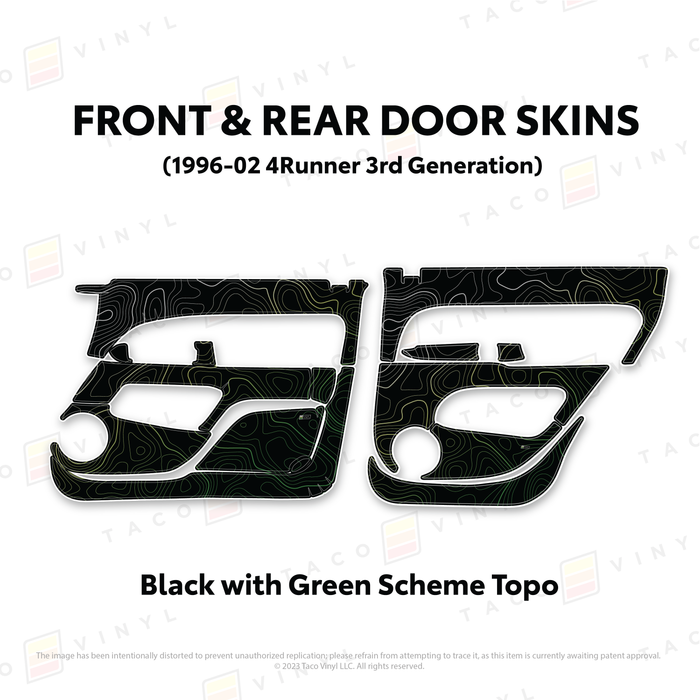 1996-2002 4Runner Door Skins