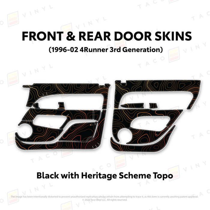 1996-2002 4Runner Door Skins