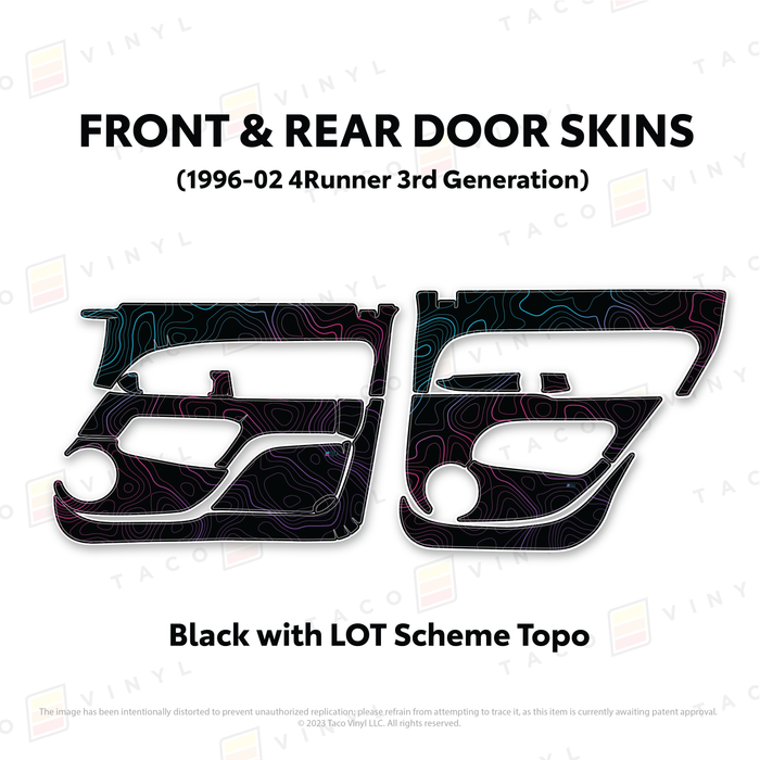 1996-2002 4Runner Door Skins