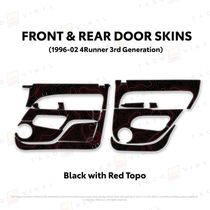 1996-2002 4Runner Door Skins