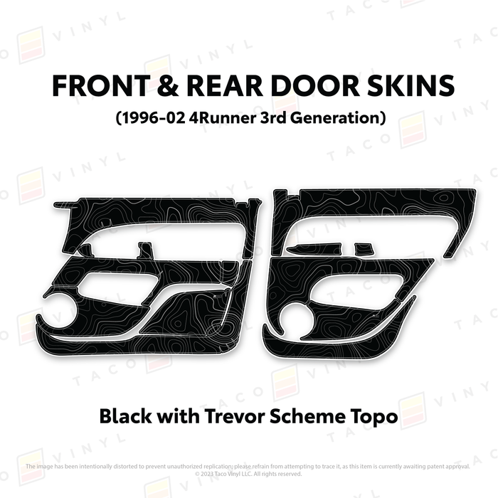 1996-2002 4Runner Door Skins