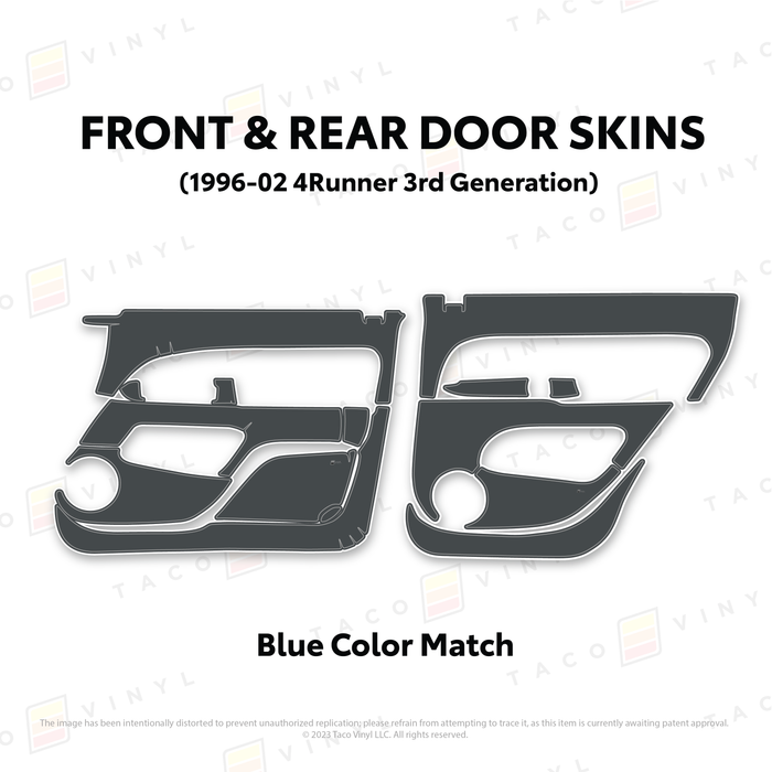 1996-2002 4Runner Door Skins