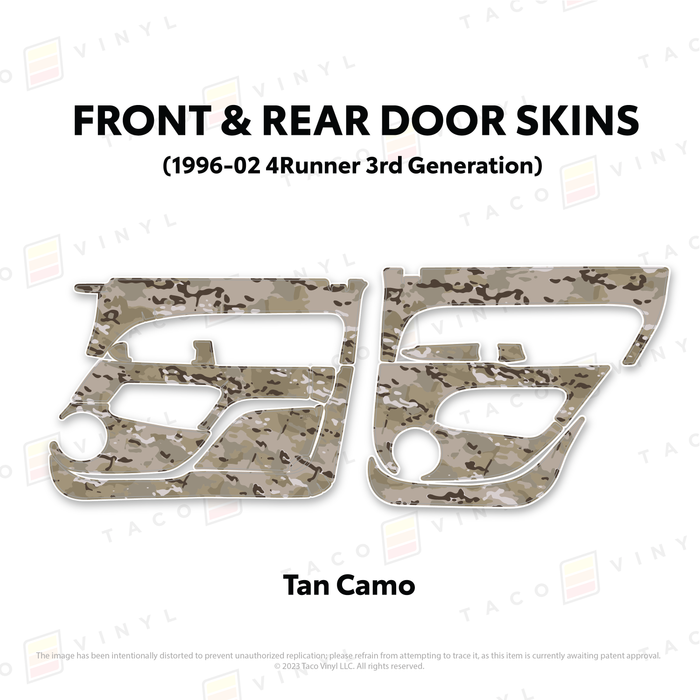 1996-2002 4Runner Door Skins