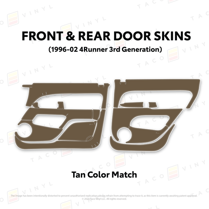 1996-2002 4Runner Door Skins