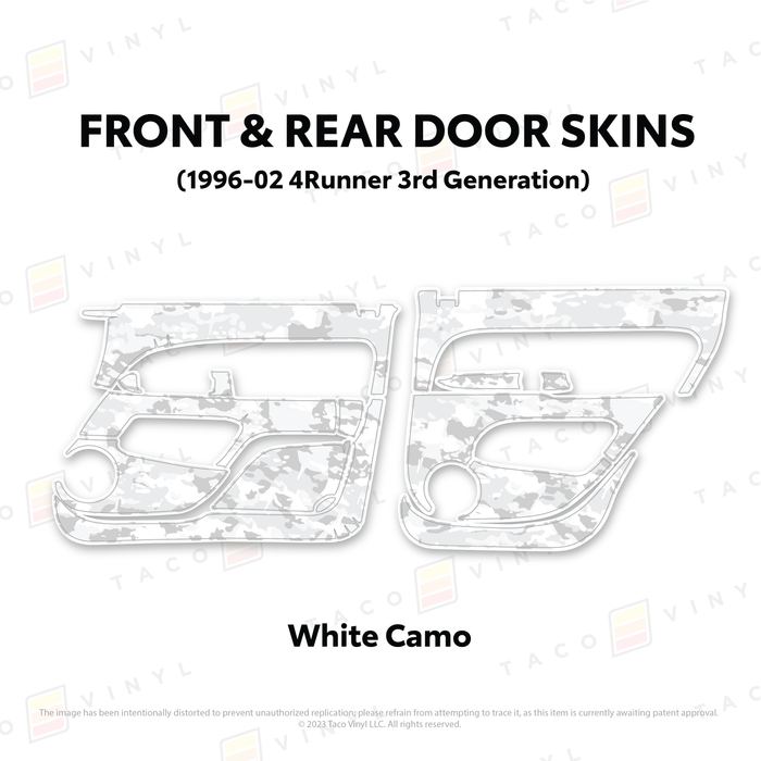 1996-2002 4Runner Door Skins