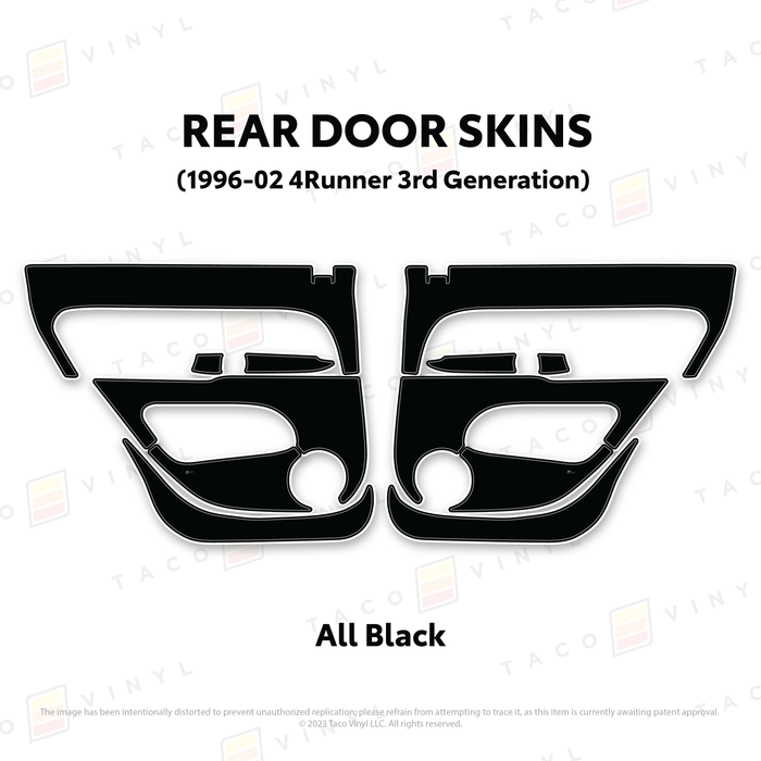 1996-2002 4Runner Door Skins