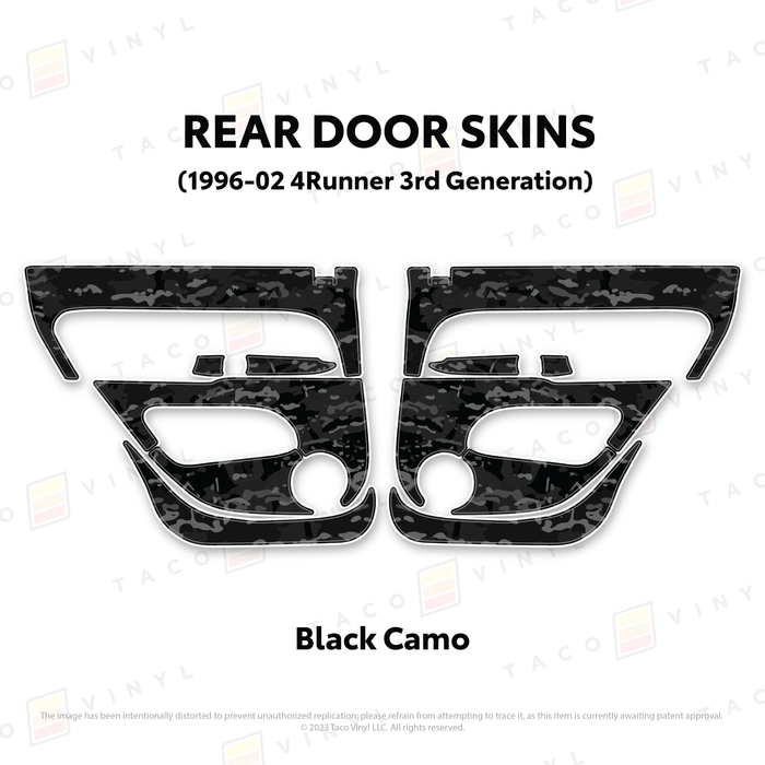 1996-2002 4Runner Door Skins