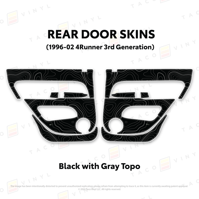 1996-2002 4Runner Door Skins