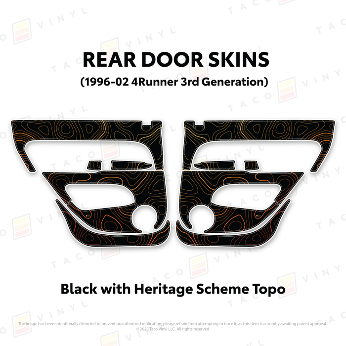 1996-2002 4Runner Door Skins