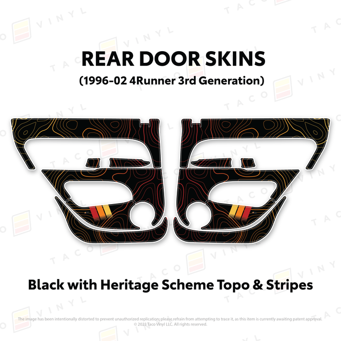 1996-2002 4Runner Door Skins