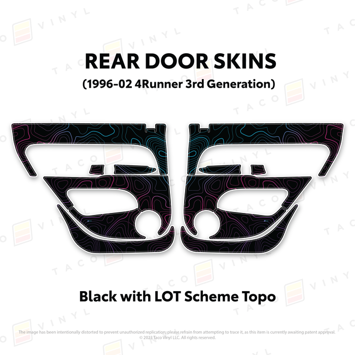 1996-2002 4Runner Door Skins