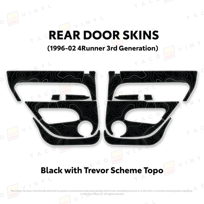 1996-2002 4Runner Door Skins