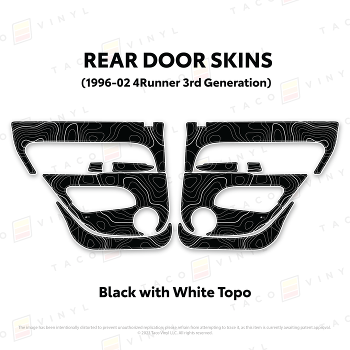 1996-2002 4Runner Door Skins