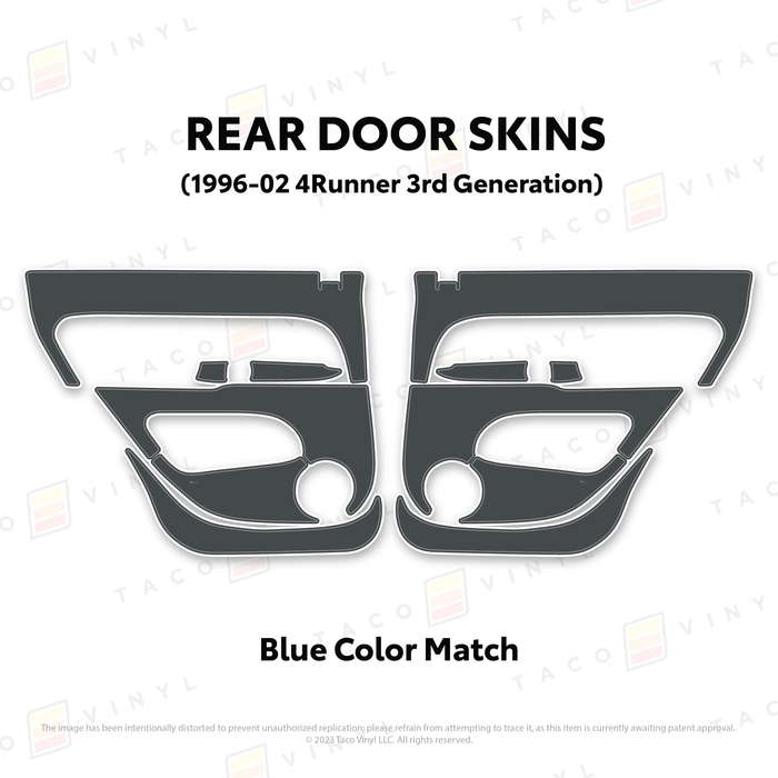 1996-2002 4Runner Door Skins