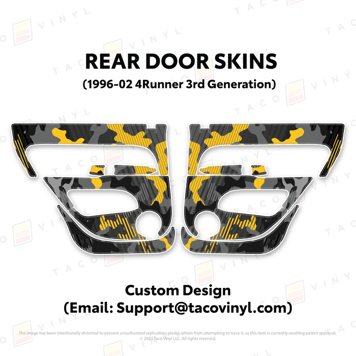 1996-2002 4Runner Door Skins