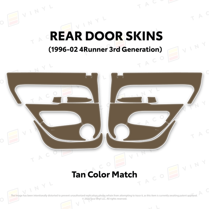 1996-2002 4Runner Door Skins