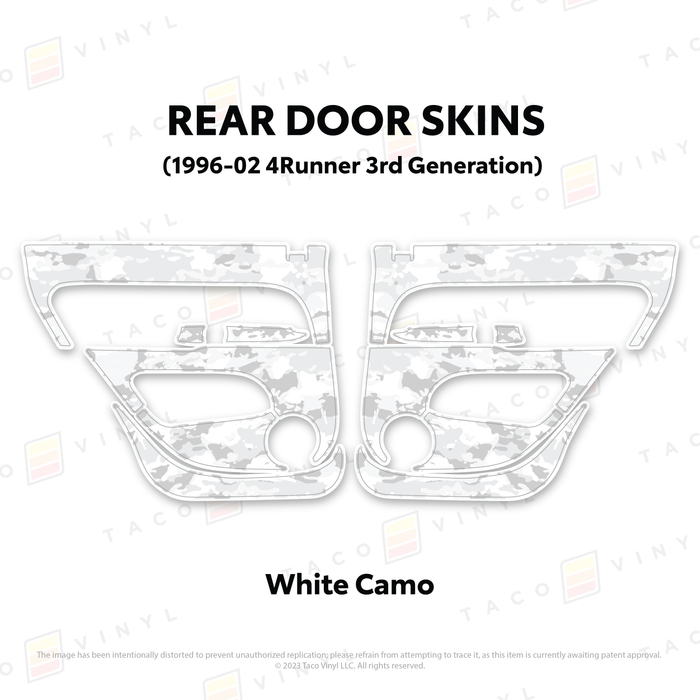 1996-2002 4Runner Door Skins