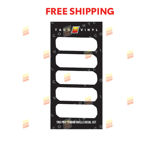 2014-2021 Tundra Grille Decals