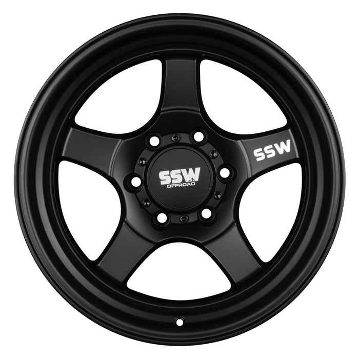 STRYKER / MATTE BLACK / 17x9.0 -25