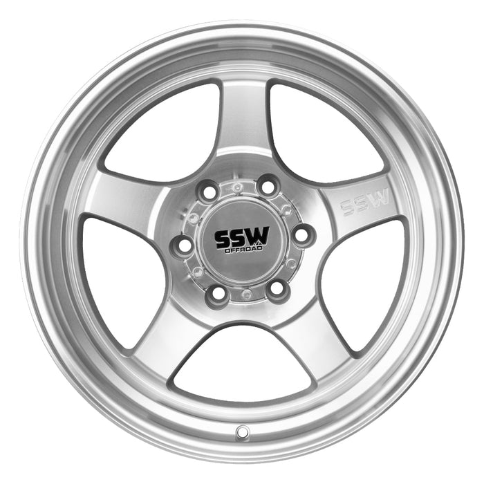 STRYKER / MACHINED SILVER / 17x9.0 -25