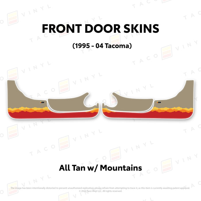 1995-04 Tacoma Door Skins (Lower Section)