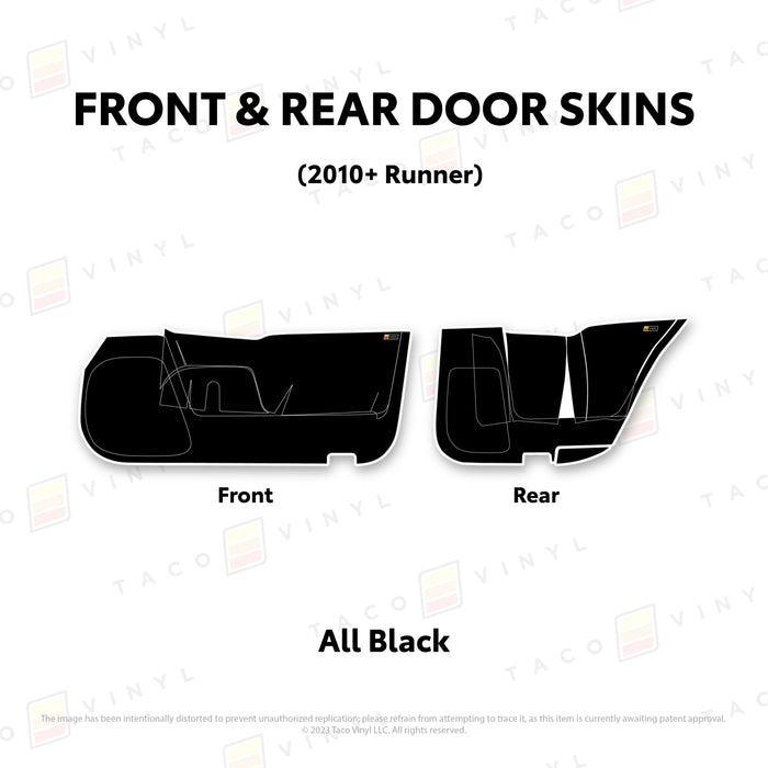 2010-24 4Runner Door Skins (Lower Section)