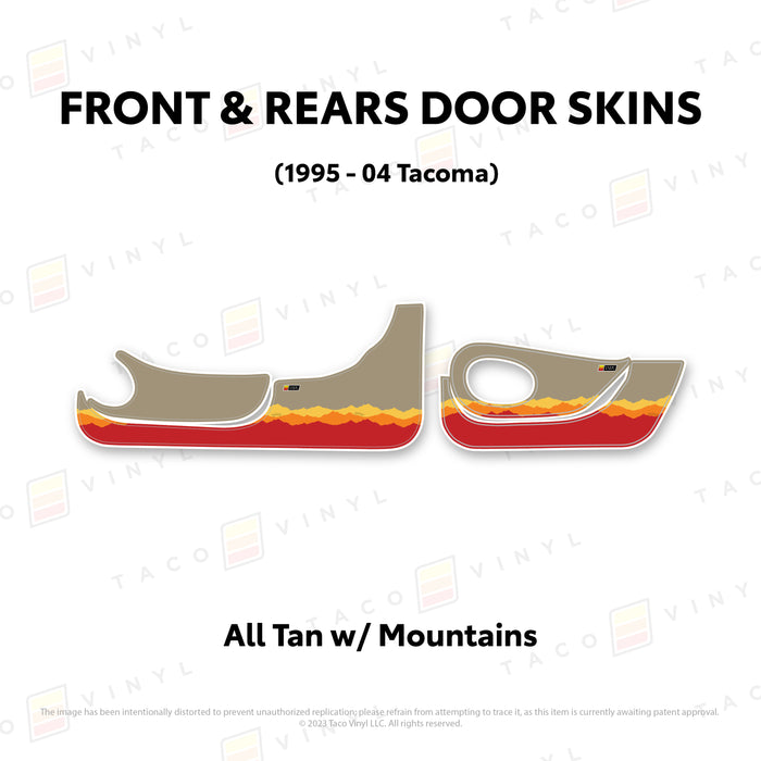 1995-04 Tacoma Door Skins (Lower Section)