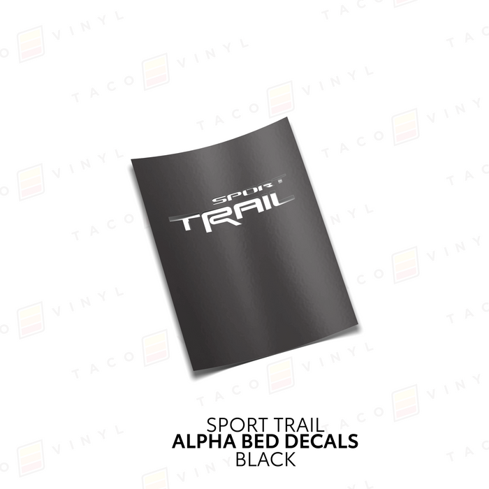 Alpha Bed Decals