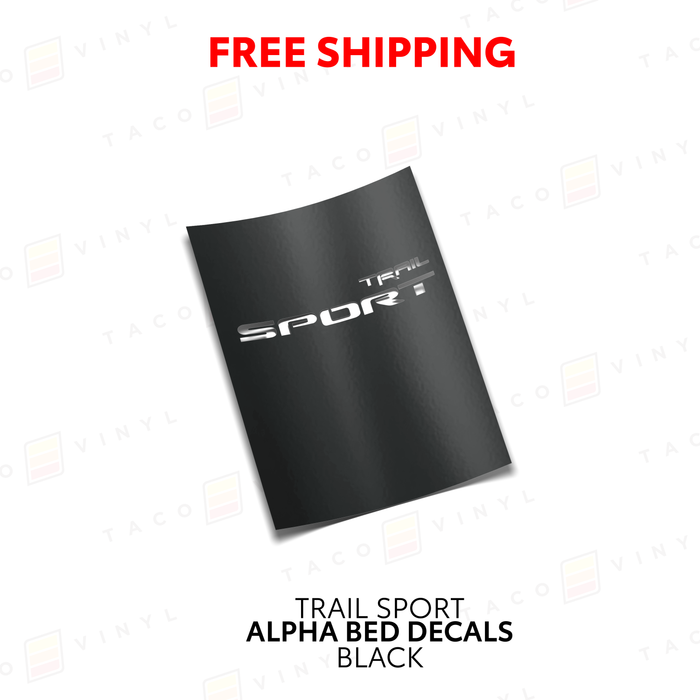 Alpha Bed Decals