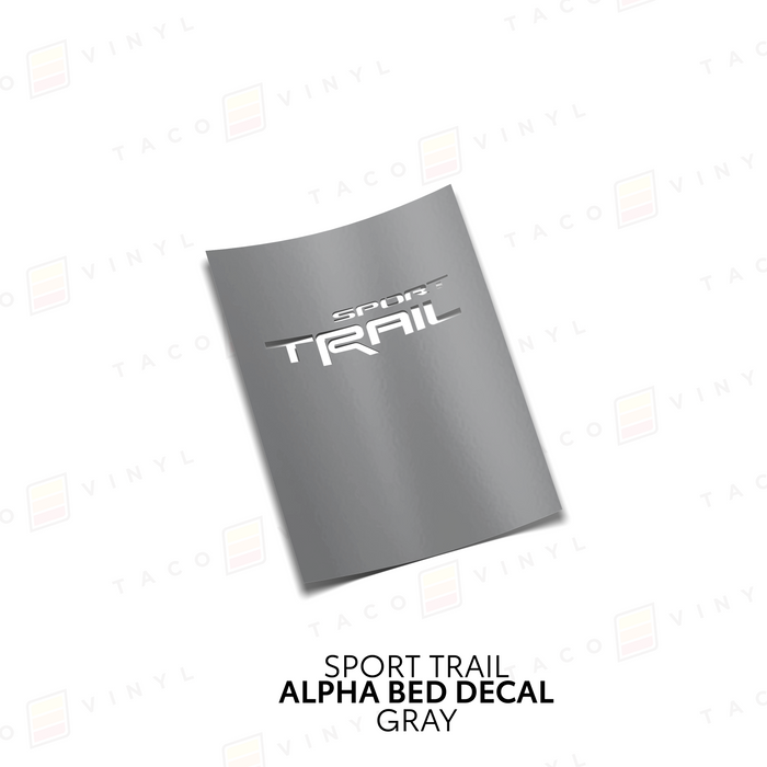 Alpha Bed Decals