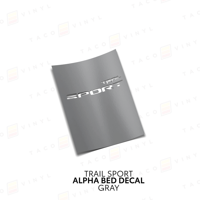 Alpha Bed Decals