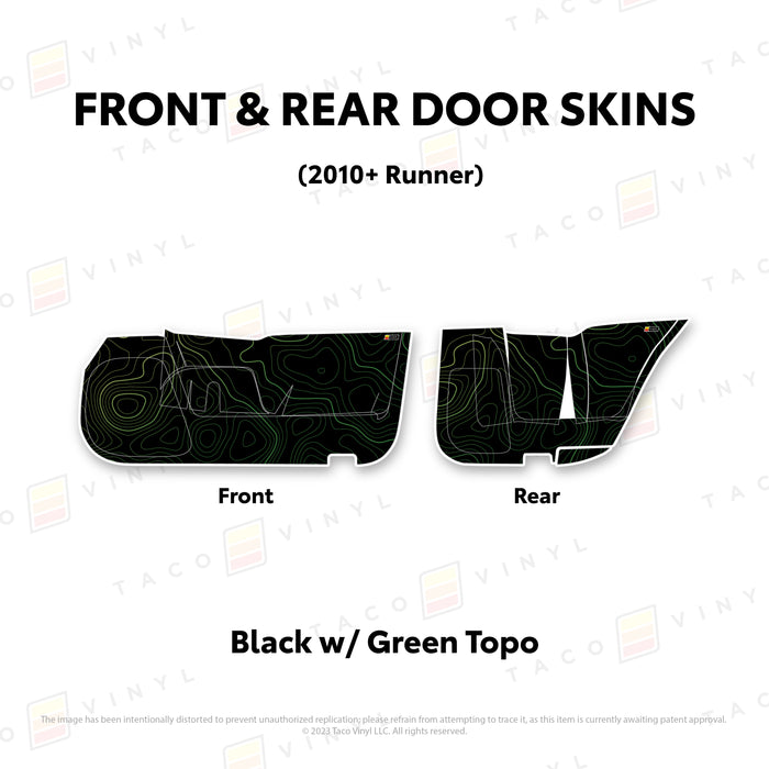 2010-24 4Runner Door Skins (Lower Section)