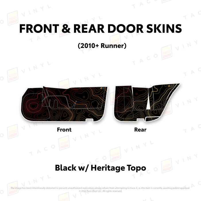 2010-24 4Runner Door Skins (Lower Section)