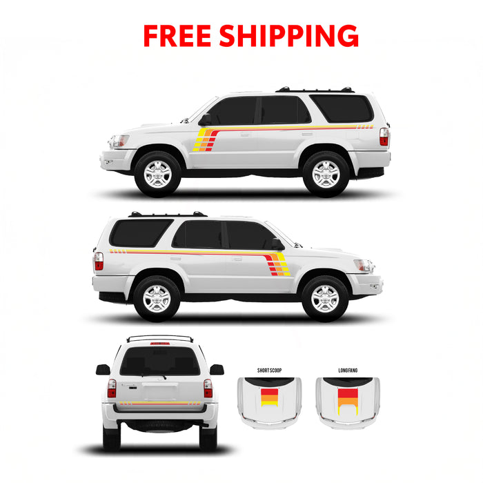 1996-2002 & 2003-2009 4Runner Checkered Stripe Kit