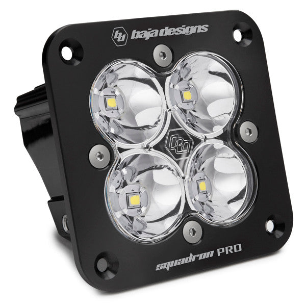 Squadron Pro Black Flush Mount LED Auxiliary Light Pod - Universal
