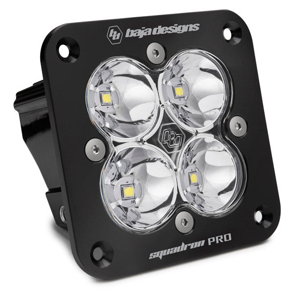 Squadron Pro Black Flush Mount LED Auxiliary Light Pod - Universal