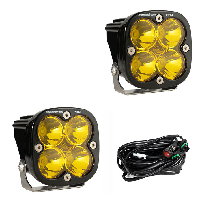 Squadron Pro Black LED Auxiliary Light Pod Pair - Universal