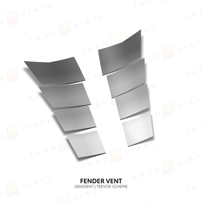 2024+ Tacoma/2025+ 4Runner Gradient Fender Vents
