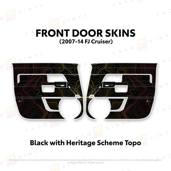 FJ Cruiser Door Skins