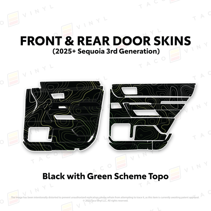 2023+ Sequoia Door Skins