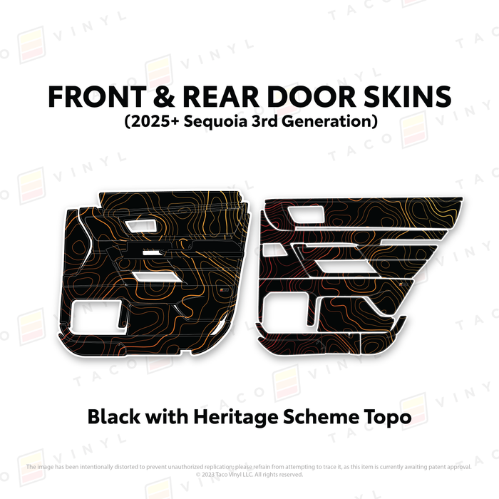 2023+ Sequoia Door Skins